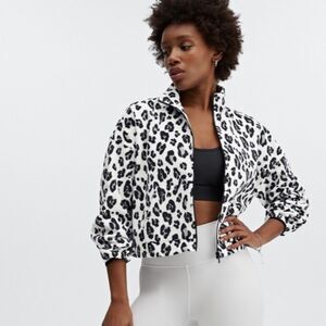 Fabletics Leopard Print Women's Jacket Size Large